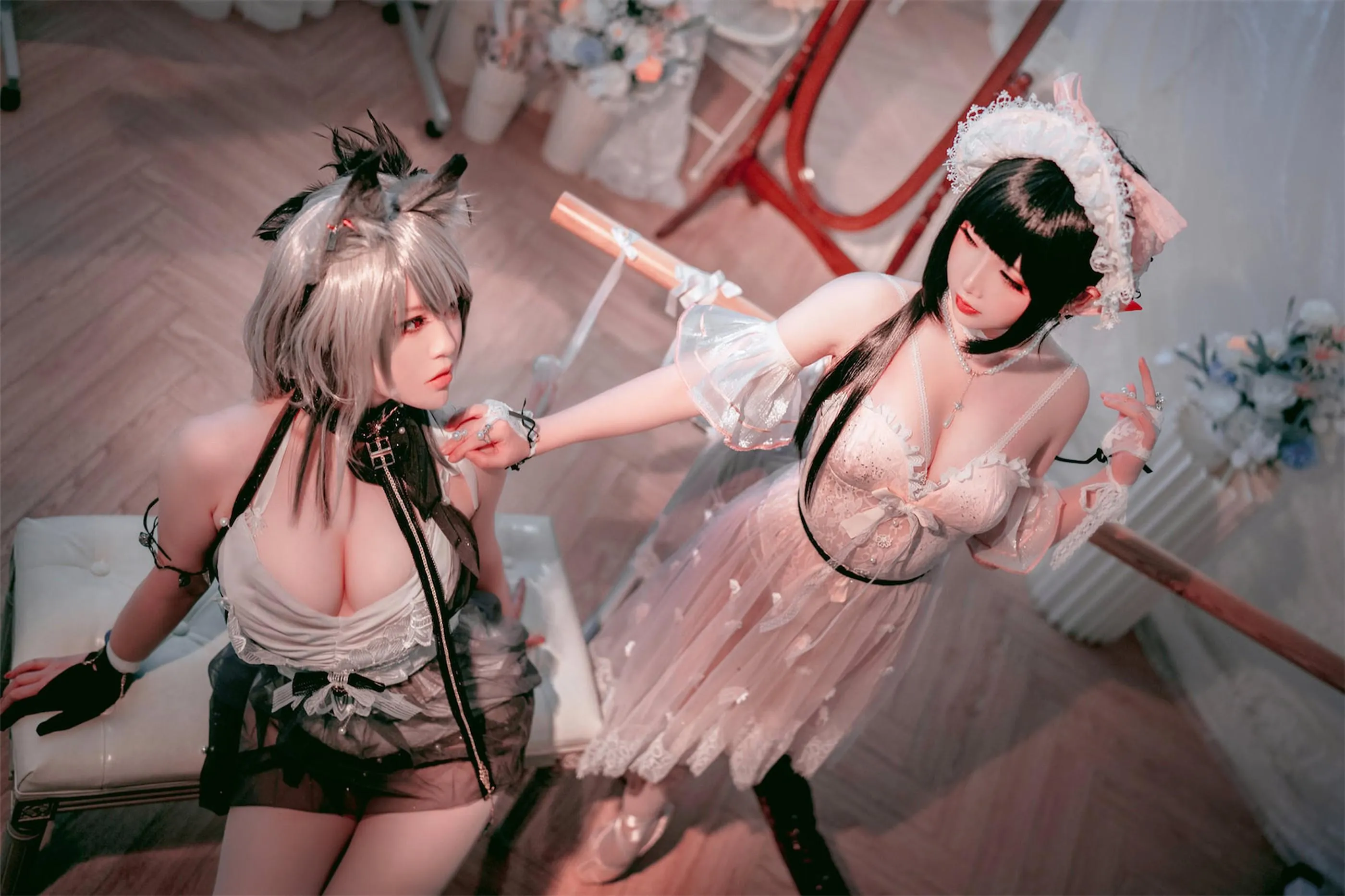 半半子 – NO.59 面饼仙儿 – Arknights 黑x森蚺ハレエ [56P]插图3